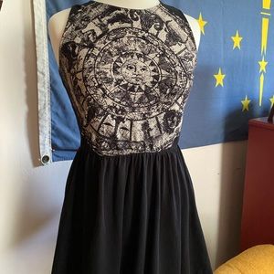 TopShop skater dress moon magic witch baby US 8